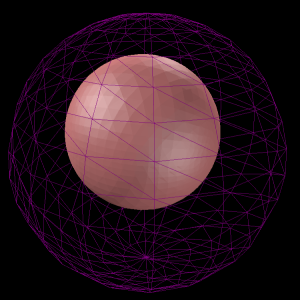 Stereographic projection of a cone